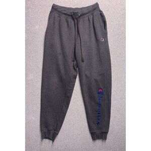 Champion Men's Fleece Jogger Sweatpants Dark Gray Heather Athletic Pants Size 1X